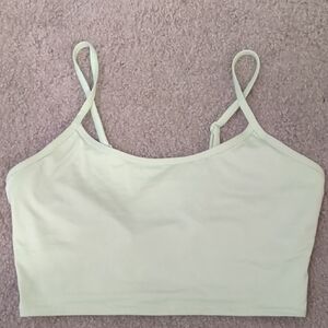 Elegant Light Green Camisole Top